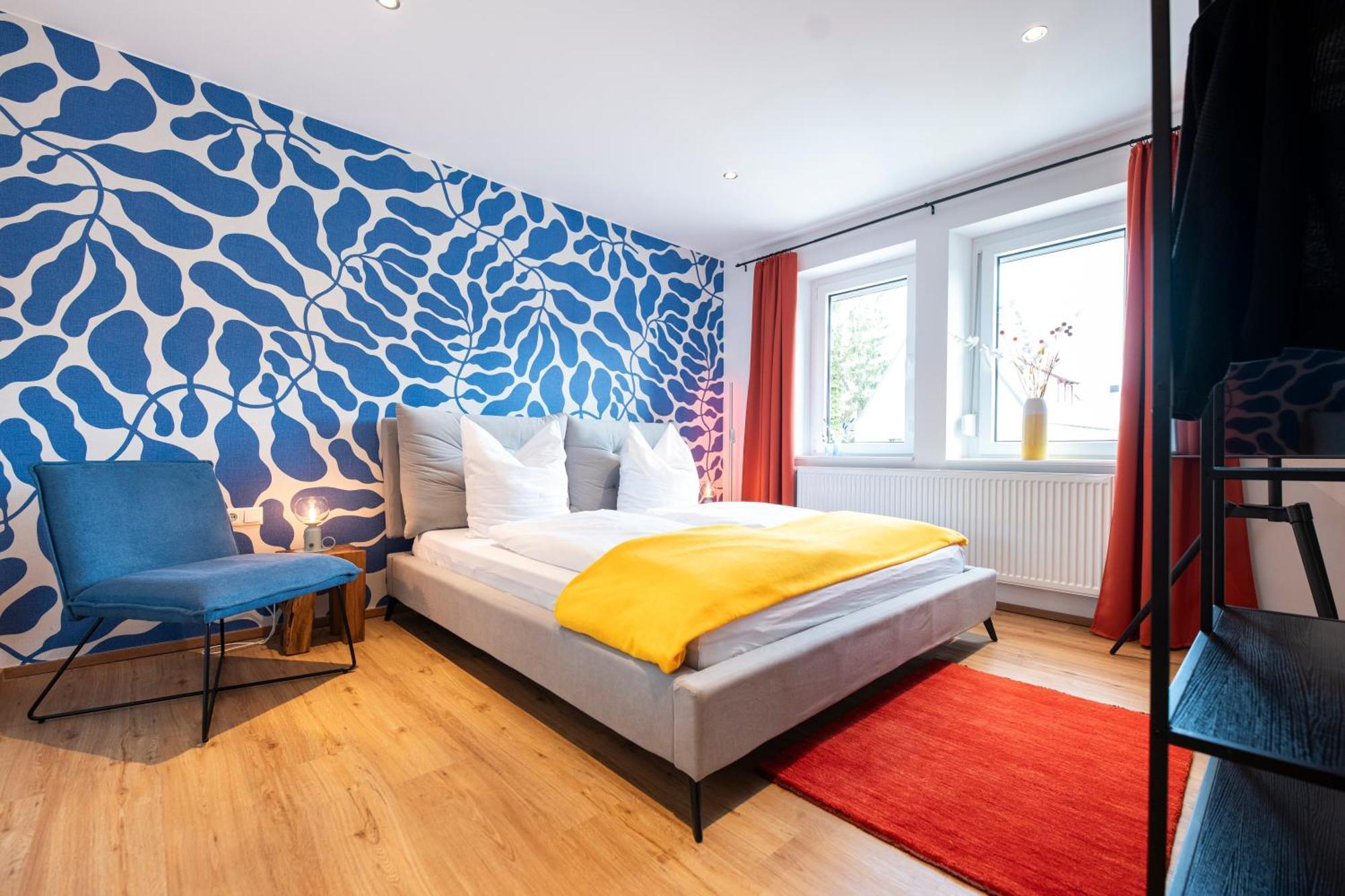 Bunter Hund Apartments - Zentrales Apartment, Parkplatz, Wintergarten, Kinderzimmer Ρότενμπουργκ  Εξωτερικό φωτογραφία