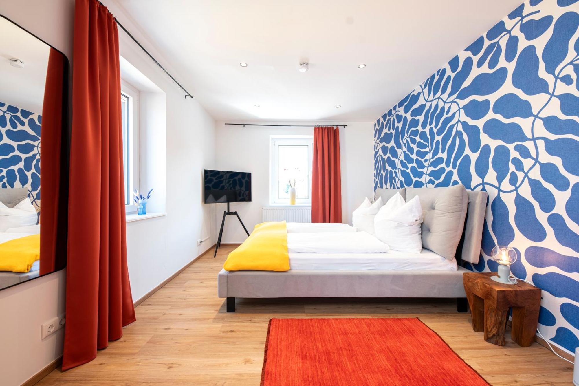 Bunter Hund Apartments - Zentrales Apartment, Parkplatz, Wintergarten, Kinderzimmer Ρότενμπουργκ  Εξωτερικό φωτογραφία